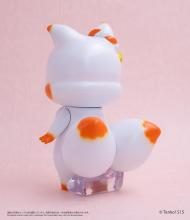EMBER TOYS Two-tailed Fox Chibi Creature Tenko Non-scale Painted Soft Vinyl Figure