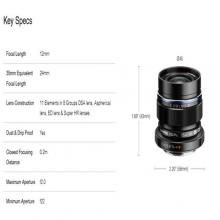 OLYMPUS single focus lens M.ZUIKO DIGITAL ED 12mm F2.0 black ED 12mm F2.0 BLK