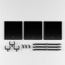 GOOD SMILE COMPANY THE Simple Stand x 3 BLACK (For Figures & Models) Plastic Base