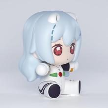 Huggy Good Smile Evangelion: New Theatrical Edition Rei Ayanami Long Hair Ver. Plastic Pre-painted Figure