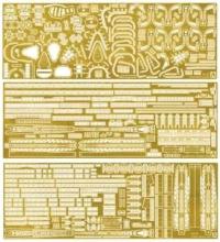 Aoshima Bunka Kyozai (AOSHIMA) 1/350 Scale Ironclad Detail Up Parts Takao Class Common Etching Set Plastic Model
