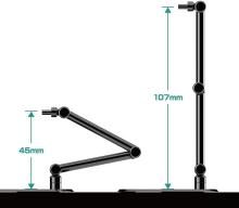 GOOD SMILE COMPANY THE Simple Stand mini x4 BLACK (For small and deformed figures) Plastic base