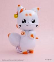 EMBER TOYS Two-tailed Fox Chibi Creature Tenko Non-scale Painted Soft Vinyl Figure
