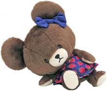 Nakajima Corporation Bear’s School Fluffy Strawberry Plush 174505-22