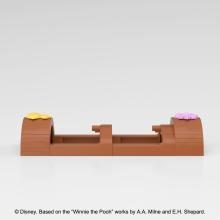 Aoshima Bunka Kyozai Rakupla Tocotoko No. DP-15 Winnie the Pooh Pooh & Piglet Pre-Colored Plastic Model