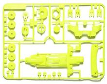 Tamiya Mini 4WD Special Product MA Fluorescent Color Chassis Set (Yellow) 95495