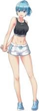 Hasegawa 1/12 Egg Girls Collection No. 49 Maiyuki Sara (Sportswear) Unpainted Resin Kit SP661 (Person)