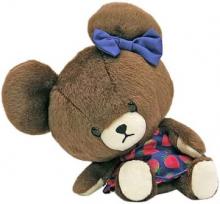 Nakajima Corporation Bear’s School Fluffy Strawberry Plush 174505-22