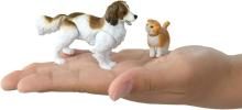 TAKARA TOMY Ania Dog and Cat Lively Set Animal Dinosaur Toy for ages 3 and up