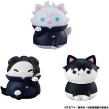 MEGA CAT PROJECT Jujutsu Kaisen Kaijutsu Ball and Ball Folding Nyantomo Big Jujutsu Nyanko Gojo Satoru Soft Vinyl Figure