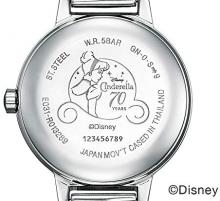 CITIZEN wicca Solar Tech Disney Collection Disney Animation "Cinderella" Limited Watch 2,000 Limited Edition With Limited Box KP3-619-97 Ladies Silver