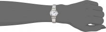 Seiko Watch SSDY031 Women's Wristwatch, Seiko Selection, Dress Pair, Solar Radio Watch, Silver, Dial Color: White, Bracelet Type