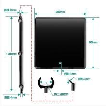 GOOD SMILE COMPANY THE Simple Stand x 3 BLACK (For Figures & Models) Plastic Base