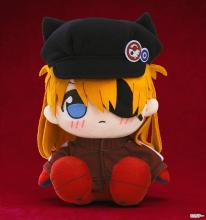 GOOD SMILE COMPANY Evangelion: 3.0+1.0 Thrice Upon a Time Shikinami Asuka Langley (Jersey & Casquette) Kuripan Plush Toy