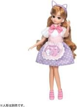 Takara Tomy Licca-chan Dress LW-13 Nekoneko Bakery Dress Set, Dress-Up Pretend Play Toy for Ages 3 and Up