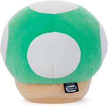 Takara Tomy Arts Super Mario Mocchi-Mocchi-GameStyle 1UP Mushroom Plush Toy, Approximately 35cm Tall