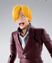 SH Figuarts ONE PIECE Sanji - Onigashima Invasion - Approx. 150mm ABS  &  PVC painted movable figure