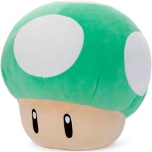 Takara Tomy Arts Super Mario Mocchi-Mocchi-GameStyle 1UP Mushroom Plush Toy, Approximately 35cm Tall