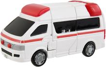 TAKARA TOMY Tomica Job Laborer TJB03 Medibraver Toyota Himedic Ambulance Mini Car Toy for ages 3 and up