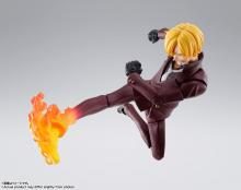 SH Figuarts ONE PIECE Sanji - Onigashima Invasion - Approx. 150mm ABS  &  PVC painted movable figure