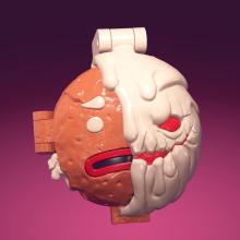 Kotobukiya Rover Robin Crushed Gingerbread Man Non-Scale PVC Pre-Painted Finished Figure