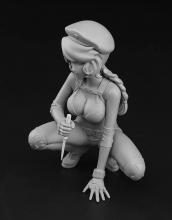 Hasegawa 1/12 Egg Girls Collection No.20 Sasha Illusiona (Army) Unpainted Resin Kit SP502