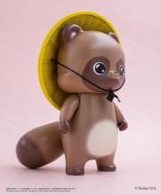 EMBER TOYS Two-tailed Fox Chibi Creature Pon-Kichi Non-scale Painted Soft Vinyl Figure