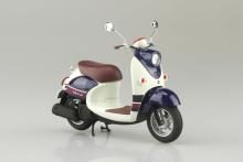 Aoshima Bunka Kyozai 1/12 Scale The Bike Series No. 60 Yamaha Vino 13 Dark Grayish Blue Metallic A Blue Beige Plastic Model Kit (Motorcycle)