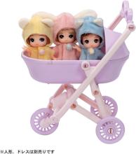 Takara Tomy Licca-chan LF-11 Everyone Out and About 3-Way! Stroller, Dress-Up, Pretend Play Toy, Ages 3 and Up