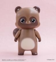 EMBER TOYS Two-tailed Fox Chibi Creature Pon-Kichi Non-scale Painted Soft Vinyl Figure