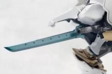 Kotobukiya Ikaruga Hitekkai Silver Chicken (White) 1/144 Scale Plastic Model Kit, Approximately 155mm Long