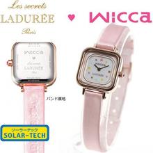 CITIZEN wicca × LADUREE Solar Tech collaboration limited model watch ladies KK3-310-16