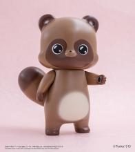 EMBER TOYS Two-tailed Fox Chibi Creature Pon-Kichi Non-scale Painted Soft Vinyl Figure