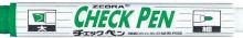Zebra memorization check pen 10 green B-MW-151-CK-G