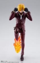 SH Figuarts ONE PIECE Sanji - Onigashima Invasion - Approx. 150mm ABS  &  PVC painted movable figure