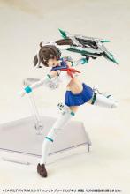 Kotobukiya Megami Device MSG 07 Ninja Blade Kazakiri Hayate, 1/1 Scale Plastic Model, Approximately 170mm Long