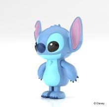 Aoshima Bunka Kyozai Rakupla Tocotoko No. DP-16 Disney Character Stitch Pre-Colored Plastic Model