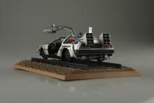 Aoshima Bunka Kyozai (AOSHIMA) 1/24 Movie Mecha No. BT-04 Back to the Future Part III Time Machine Railroad Plastic Model (Car)