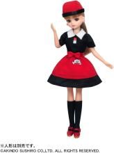 Takara Tomy Licca-chan Dress LW-12 Sushiro Dress Set, Dress-Up Play Toy for Ages 3 and Up