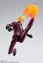 SH Figuarts ONE PIECE Sanji - Onigashima Invasion - Approx. 150mm ABS  &  PVC painted movable figure