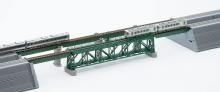 TOMIX N gauge road type single track truss iron bridge S280 (F) dark green (with PC piers and 2 pieces) 3267 model railroad supplies