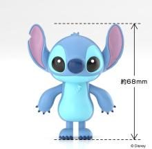 Aoshima Bunka Kyozai Rakupla Tocotoko No. DP-16 Disney Character Stitch Pre-Colored Plastic Model
