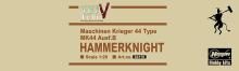 Hasegawa Maschinen Krieger Robot Battle V 44 Type Heavy Armor Combat Suit MK44B Hammer Knight 1/20 Scale Plastic Model Kit 64745