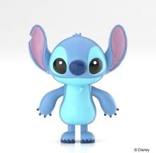 Aoshima Bunka Kyozai Rakupla Tocotoko No. DP-16 Disney Character Stitch Pre-Colored Plastic Model
