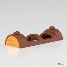 Aoshima Bunka Kyozai Rakupla Tocotoko No.DP-12 Disney Character Chip & Dale Pre-Colored Plastic Model