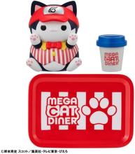MegaHouse MEGA CAT PROJECT NARUTO Nyarult! MEGACAT DINNER (BOX) Approximately 30mm PVC Pre-painted Finished Figure