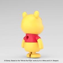 Aoshima Bunka Kyozai Rakupla Tocotoko No. DP-13 Winnie the Pooh Pooh Pre-Colored Plastic Model