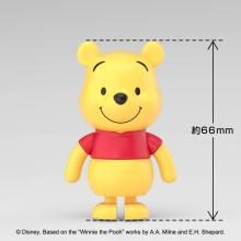 Aoshima Bunka Kyozai Rakupla Tocotoko No. DP-13 Winnie the Pooh Pooh Pre-Colored Plastic Model