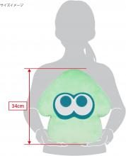 Sanei Boeki Splatoon3 ALL STAR COLLECTION Splatoon3 Cushion Squid (Light Blue) Plush Toy Height 34cm