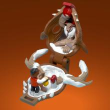 Kotobukiya Rover Robin Hunter Rudolph Non-Scale PVC Pre-painted Finished Figure